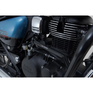 Protecciones laterales de motor Negro. Royal Enfield Meteor 350 (19-).
