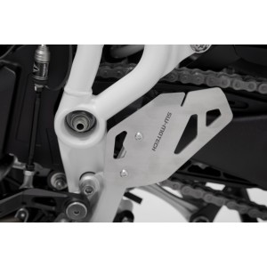 Protector de talón izquierdo Negro. Triumph Tiger 900/GT/Rally/Pro (19-23).