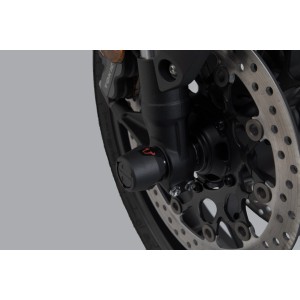 Kit de topes anticaidas para el eje delantero Negro. Honda CB1000R (18-).