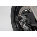 Kit de topes anticaidas para el eje trasero Negro. Modelos Ducati/KTM/Husqvarna, CFMoto 800MT.