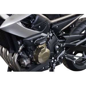 Kit de topes anticaidas Negro. Yamaha XJ6 (08-12) / XJ6 Diversion (08-).