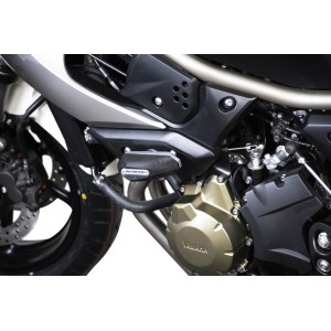 Kit de topes anticaidas Negro. Yamaha XJ6 (08-12) / XJ6 Diversion (08-).