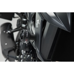 Kit de topes anticaidas Negro. Yamaha MT-03 (16-)/Suzuki GSX-S750 (17-).