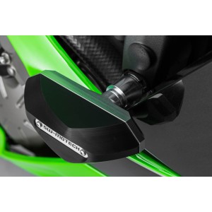 Kit de topes anticaidas Negro. Kawasaki Ninja ZX-6R 636 (13-23).