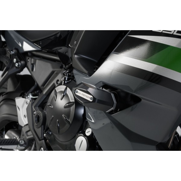 Kit de topes anticaidas Negro. Kawasaki Ninja 650 (16-).