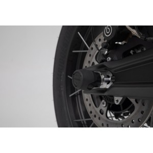 Kit de topes anticaidas para el eje trasero Negro. Triumph Tiger 800 (10-)/ 900 (19-).