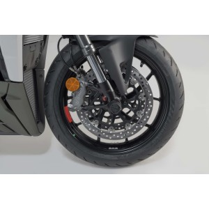 Kit de tope anticaidas para el eje delantero Negro. Modelos Ducati (14-).