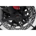 Kit de topes anticaidas para el eje delantero Negro. Ducati Multistrada V4 / Hypermotard 950.