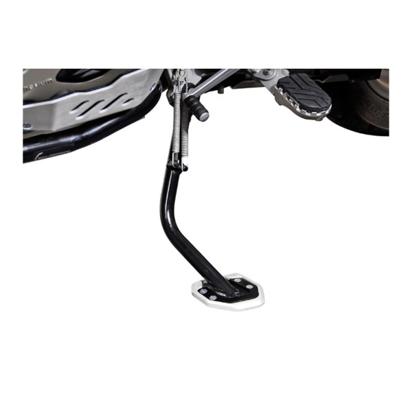 Extension para caballete lateral Negro/plateado. BMW R1200GS / R1200GS Adventure