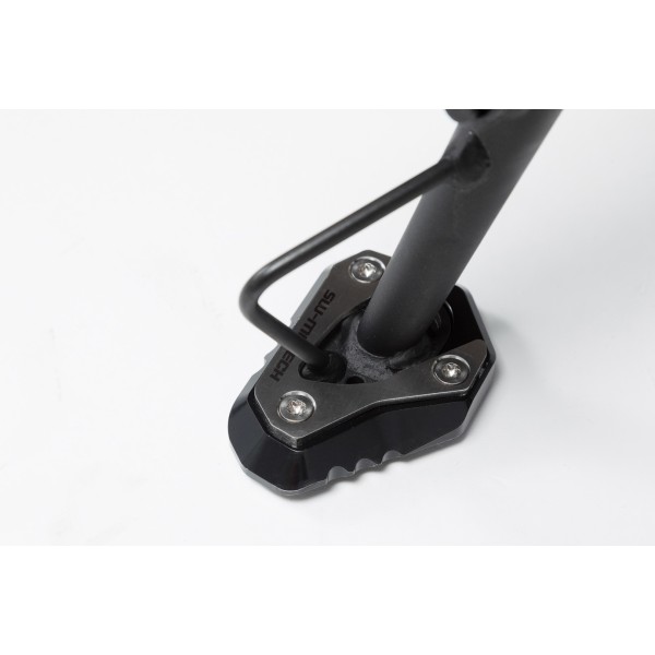 Extension para caballete lateral Negro/plateado. Kawasaki Versys-X300 ABS (16-).