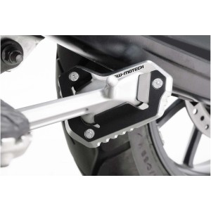 Extension para caballete lateral Negro/plateado. Triumph Tiger Explorer (11-15).
