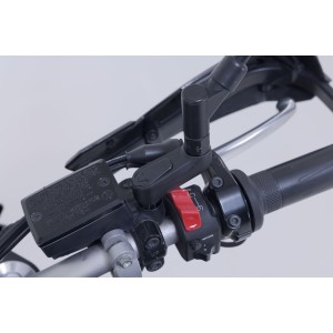 Extensión de retrovisor Negro.  Máx. extensión: 40 mm. Yamaha/KTM/Ducati.