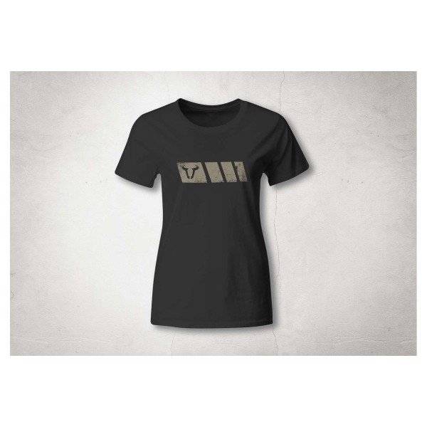 Camiseta Legend Gear. Negro. Mujer. Talla L.