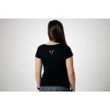 Camiseta Core Line. Negro. Mujer. Talla S.