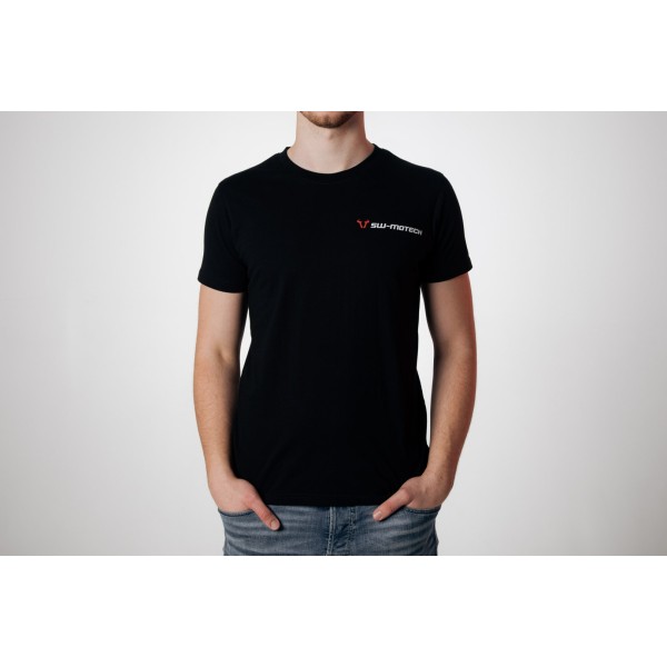 Camiseta Core Line. Negro. Hombre. Talla S.