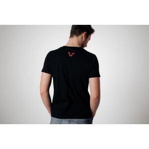 Camiseta Core Line. Negro. Hombre. Talla S.