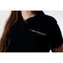 Polo de equipo Core Line. Negro. Mujer. Talla 2XL.