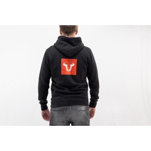 Sudadera con capucha Core Line. Negro. Unisexo. Talla XS.