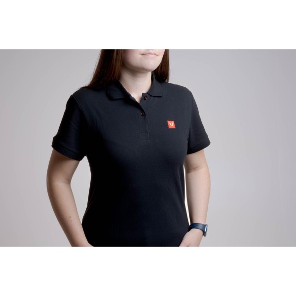 Polo Core Line. Negro. Mujer. Talla XL.