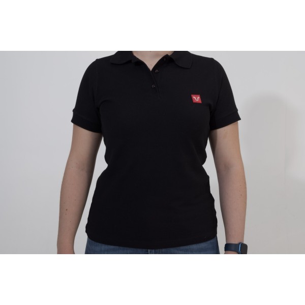 Polo Core Line. Negro. Mujer. Talla XS.
