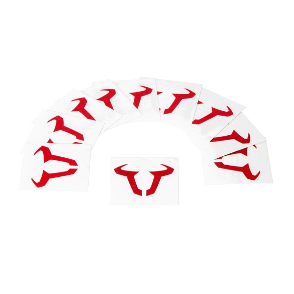 Tatuaje del toro de SW-MOTECH 60 x 60 mm. Pack de 10 unidades. Tatuaje temporal.