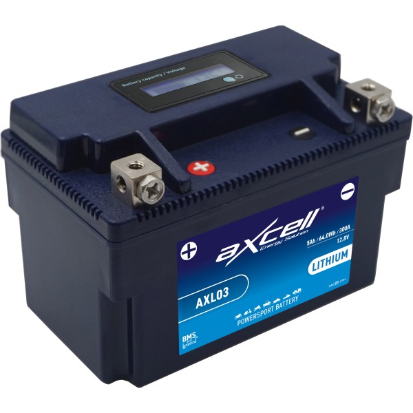 Batería Moto Litio AXL03 Axcell