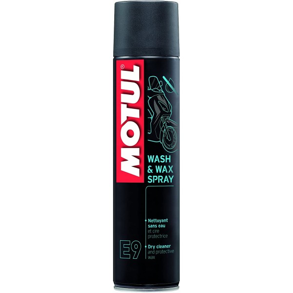 Limpiador moto MOTUL E9 Wash Wax Spray 0.400L