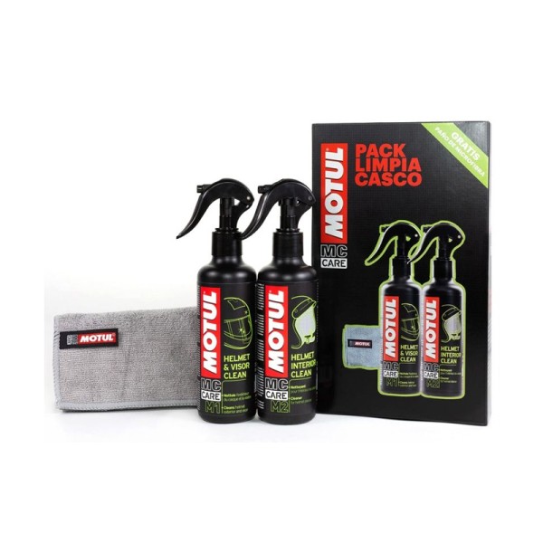 Pack Limpia Cascos MOTUL (M1 M2)