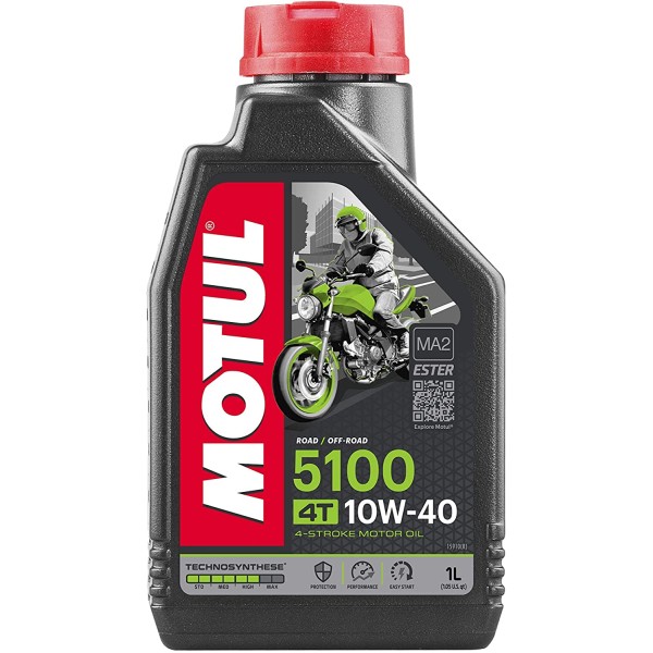 Aceite MOTUL 5100 10W40 4T 1L