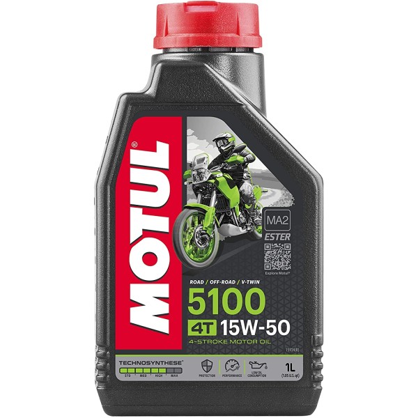 Aceite MOTUL 5100 15W50 4T 1L