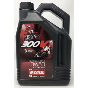 Aceite MOTUL 300V 4T Factory Line 10W50 4L