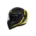 CASCO ORIGINE STRADA LINESTYLE FLUO YELLOW BLACK MATT (ECE22.06)