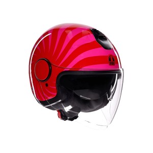 CASCO AGV ETERES TROPEA RED/PINK