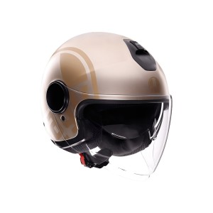 CASCO AGV ETERES SIROLO MATT WHITE/GOLD