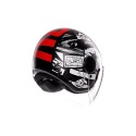CASCO AGV ETERES HISTORY MATT BLACK/WHITE/RED