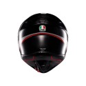CASCO AGV K1 S LAP MATT BLACK/GREY/RED