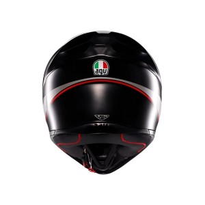 CASCO AGV K1 S LAP MATT BLACK/GREY/RED