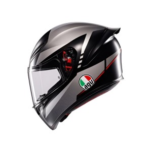 CASCO AGV K1 S LAP MATT BLACK/GREY/RED