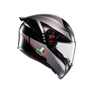 CASCO AGV K1 S LAP MATT BLACK/GREY/RED