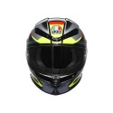 CASCO AGV K6 S AGV MPLK ERAZER BLACK/RED/YELLOW FLUO