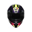 CASCO AGV K1 S AGV FASTLAP BLACK/PURPLE/PINK