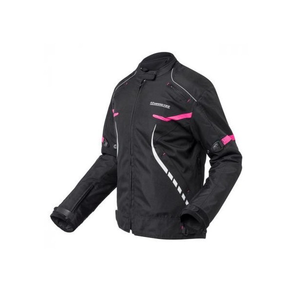 Chaqueta de moto allseason de Chica Fucsia Cordura Kaleshi