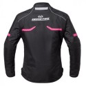 Chaqueta de moto allseason de Chica Fucsia Cordura Kaleshi