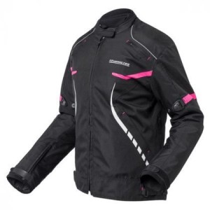 Chaqueta de moto allseason de Chica Fucsia Cordura Kaleshi