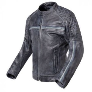 Chaqueta de moto de cuero envejecido vintage Invictus Dedalo Cuero