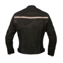 Chaqueta de moto de cuero tipo nubuk Invictus Dedalo