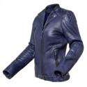 Chaqueta de moto de cuerdo de chica Electra Azul