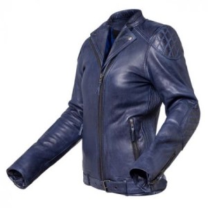 Chaqueta de moto de cuerdo de chica Electra Azul