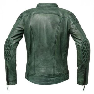 Chaqueta de moto de cuerdo de chica Electra Verde