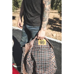 Chaqueta de cuero de chico marrón desgastado Invictus Eros